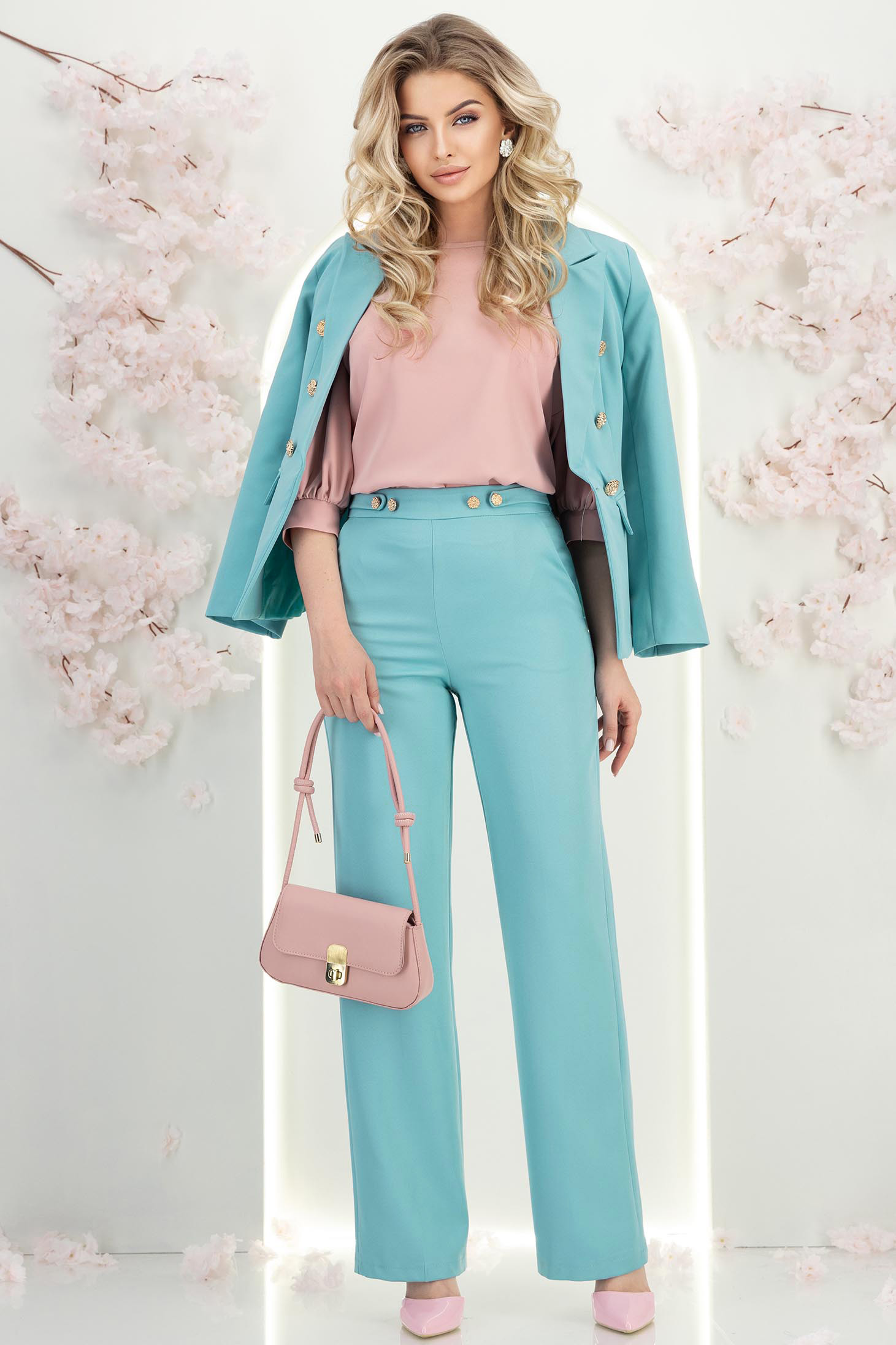 Ținută damă - pantaloni, sacou, bluza 1 - StarShinerS.ro