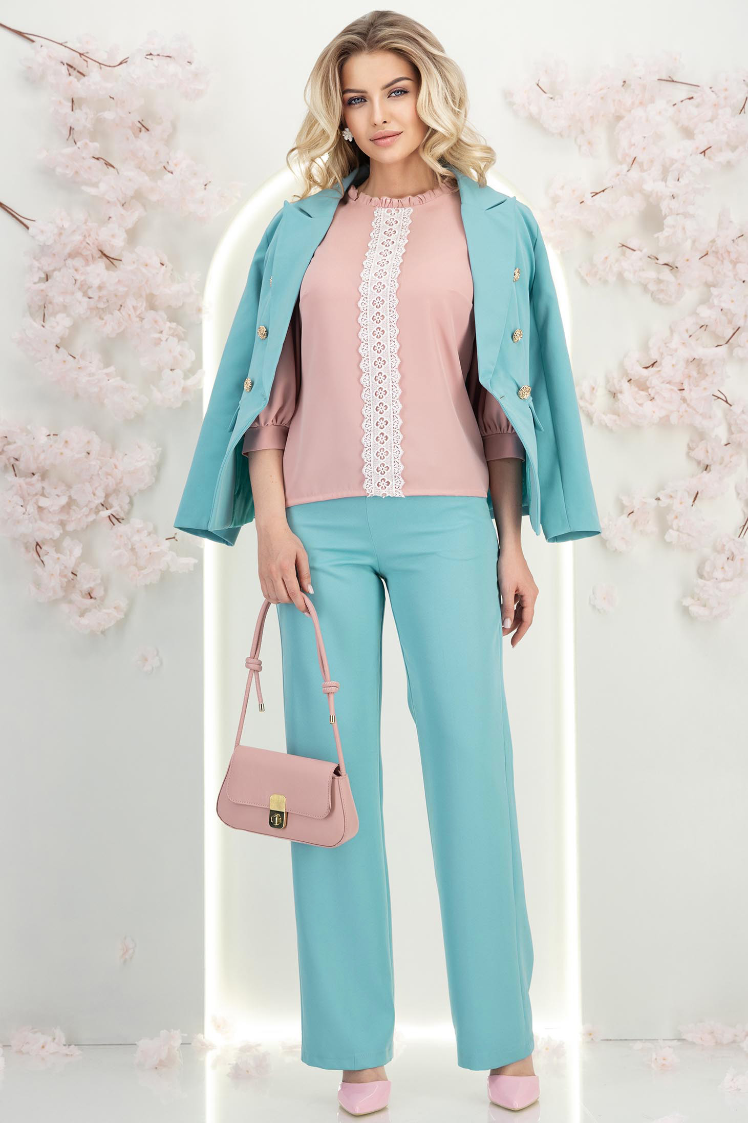 Ținută damă - bluza, pantaloni, sacou 1 - StarShinerS.ro