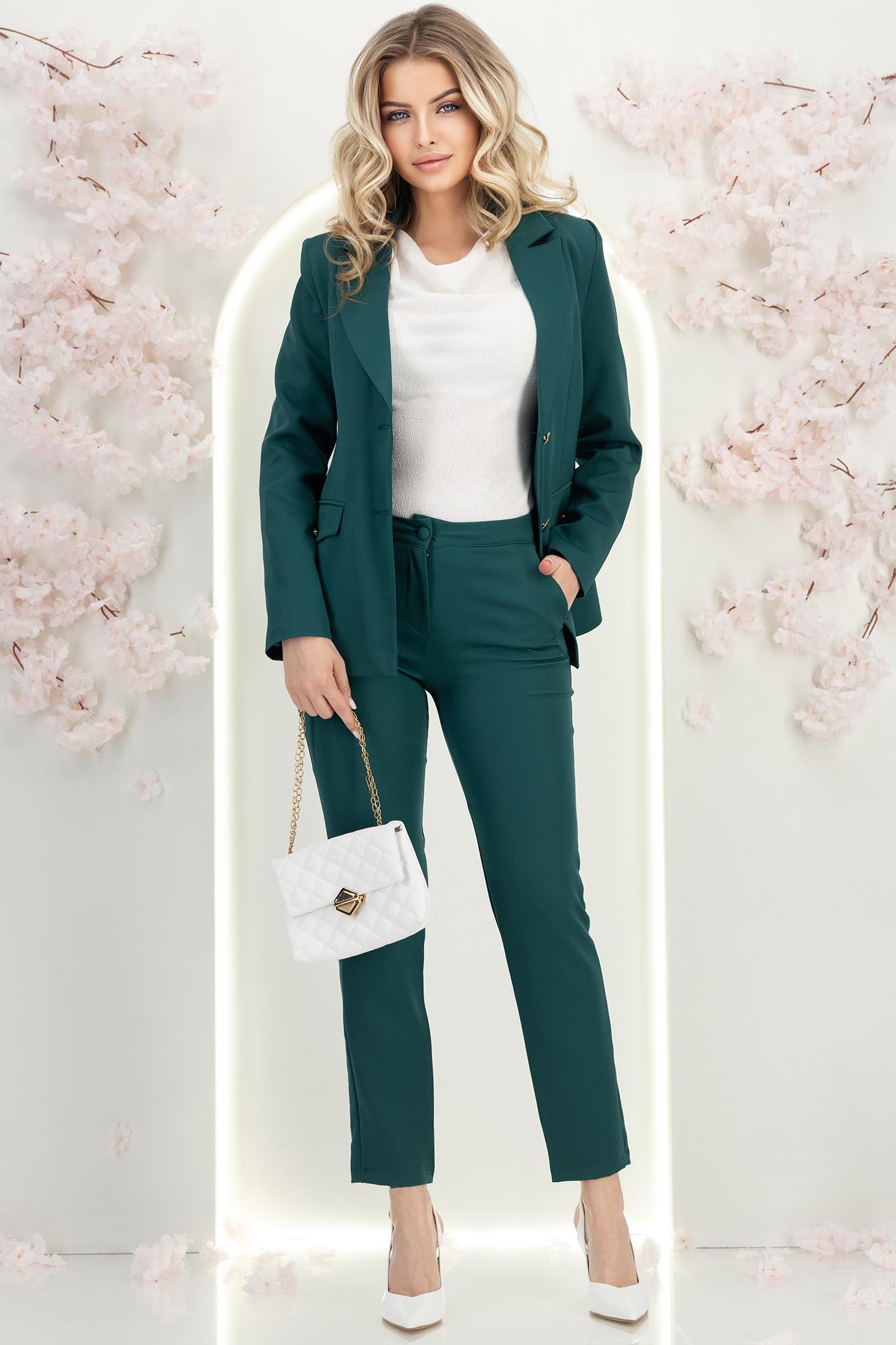 Ținută damă - pantaloni, sacou, bluza 1 - StarShinerS.ro