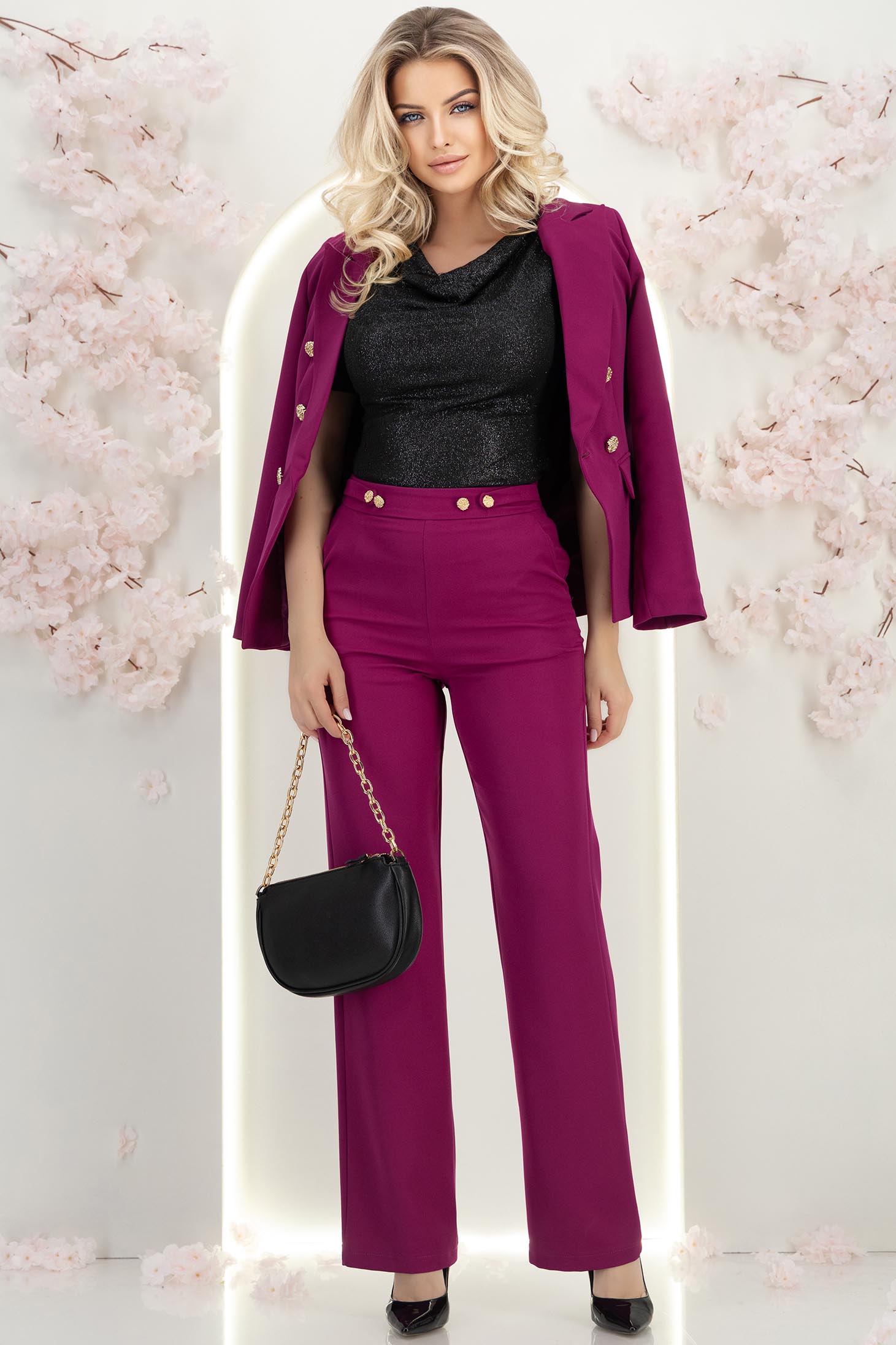 Ținută damă - bluza, sacou, pantaloni 1 - StarShinerS.ro