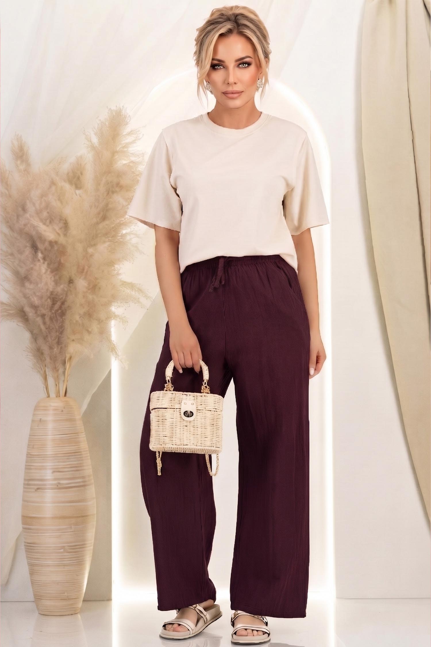 Ținută damă - pantaloni, tricou 1 - StarShinerS.ro