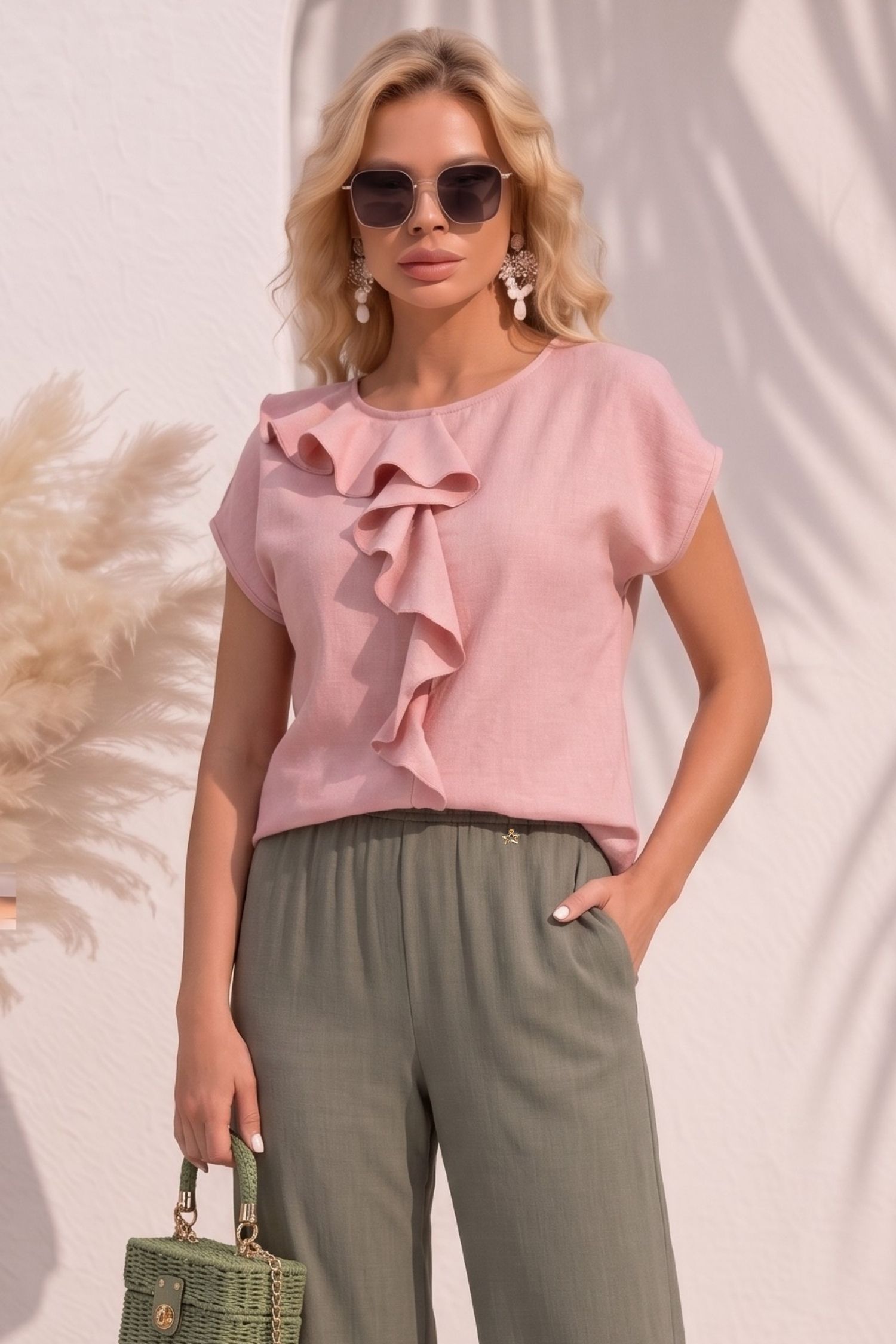Ținută damă - bluza, pantaloni, geanta dama 1 - StarShinerS.ro