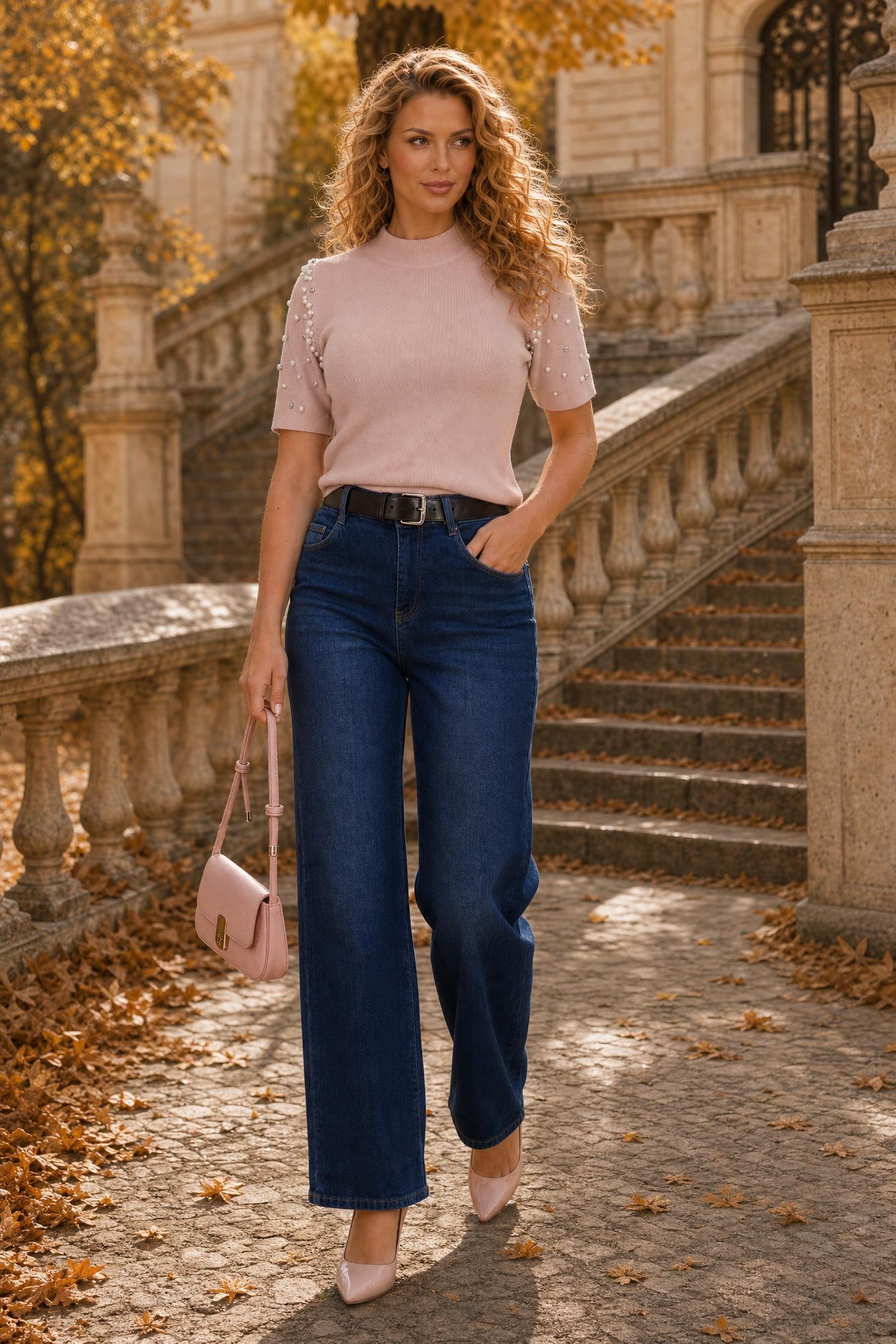 Ținută damă - bluza, blugi 1 - StarShinerS.ro