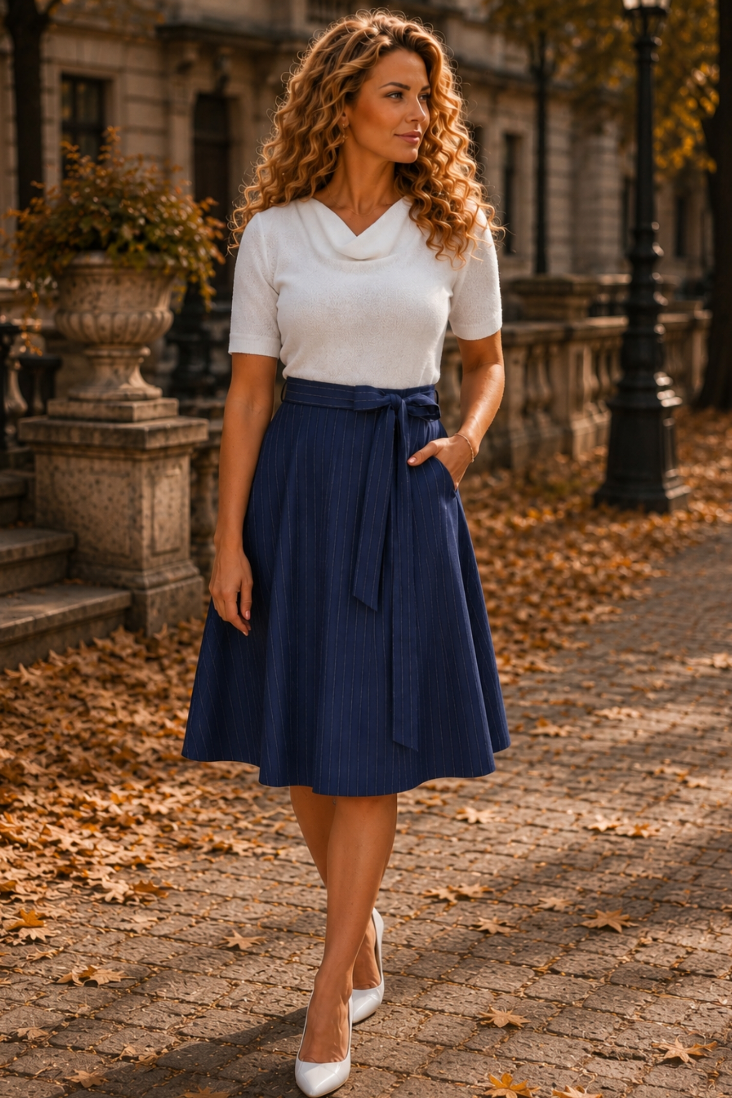 Ținută damă - fusta, bluza, sacou 1 - StarShinerS.ro