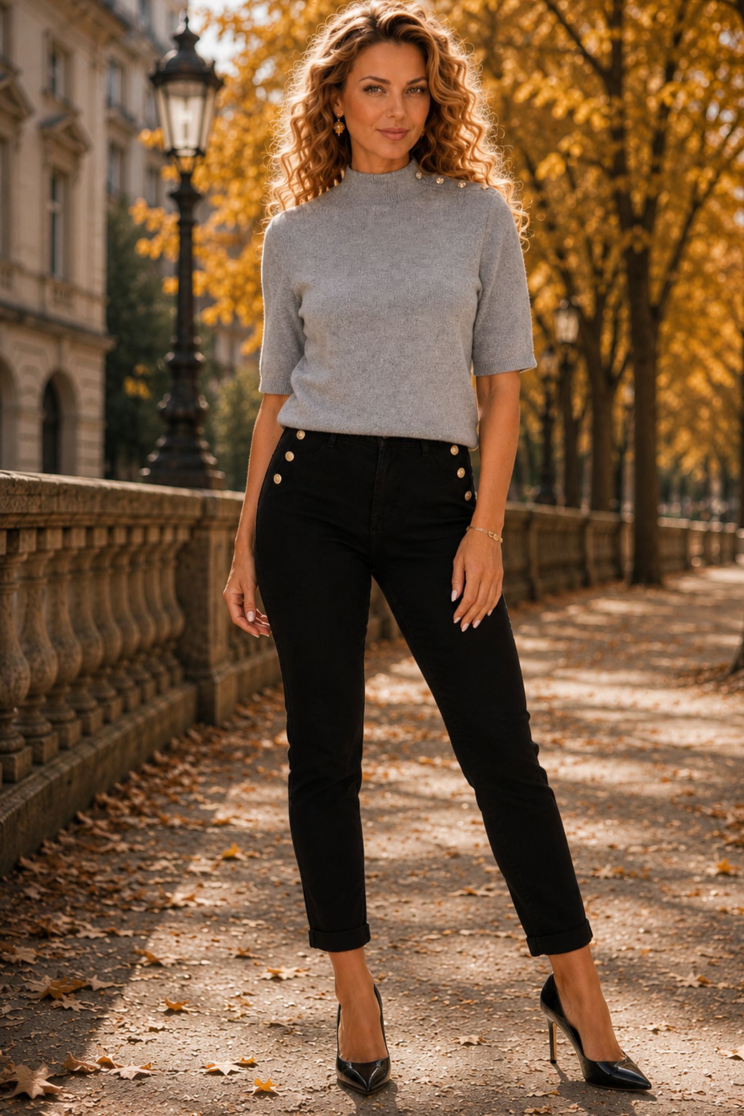 Ținută damă - bluza, blugi 1 - StarShinerS.ro