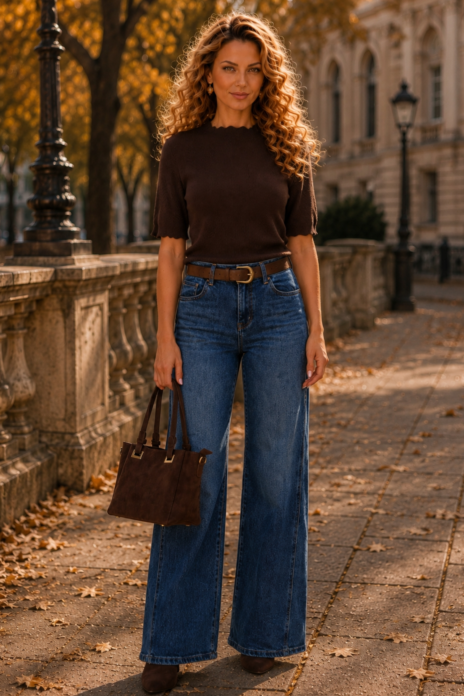 Ținută damă - bluza, blugi 1 - StarShinerS.ro