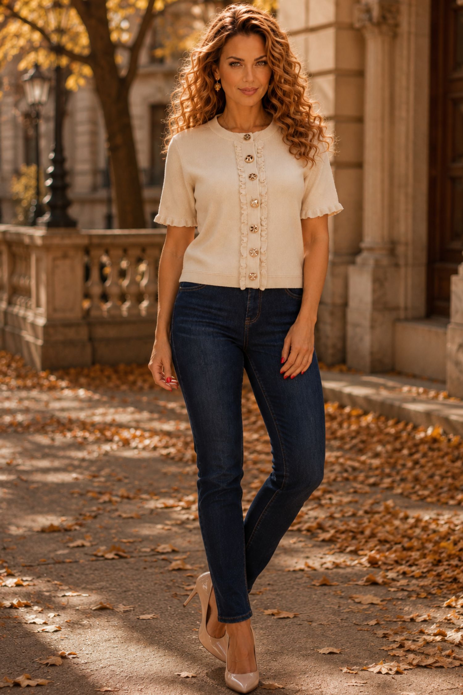 Ținută damă - bluza, blugi 1 - StarShinerS.ro