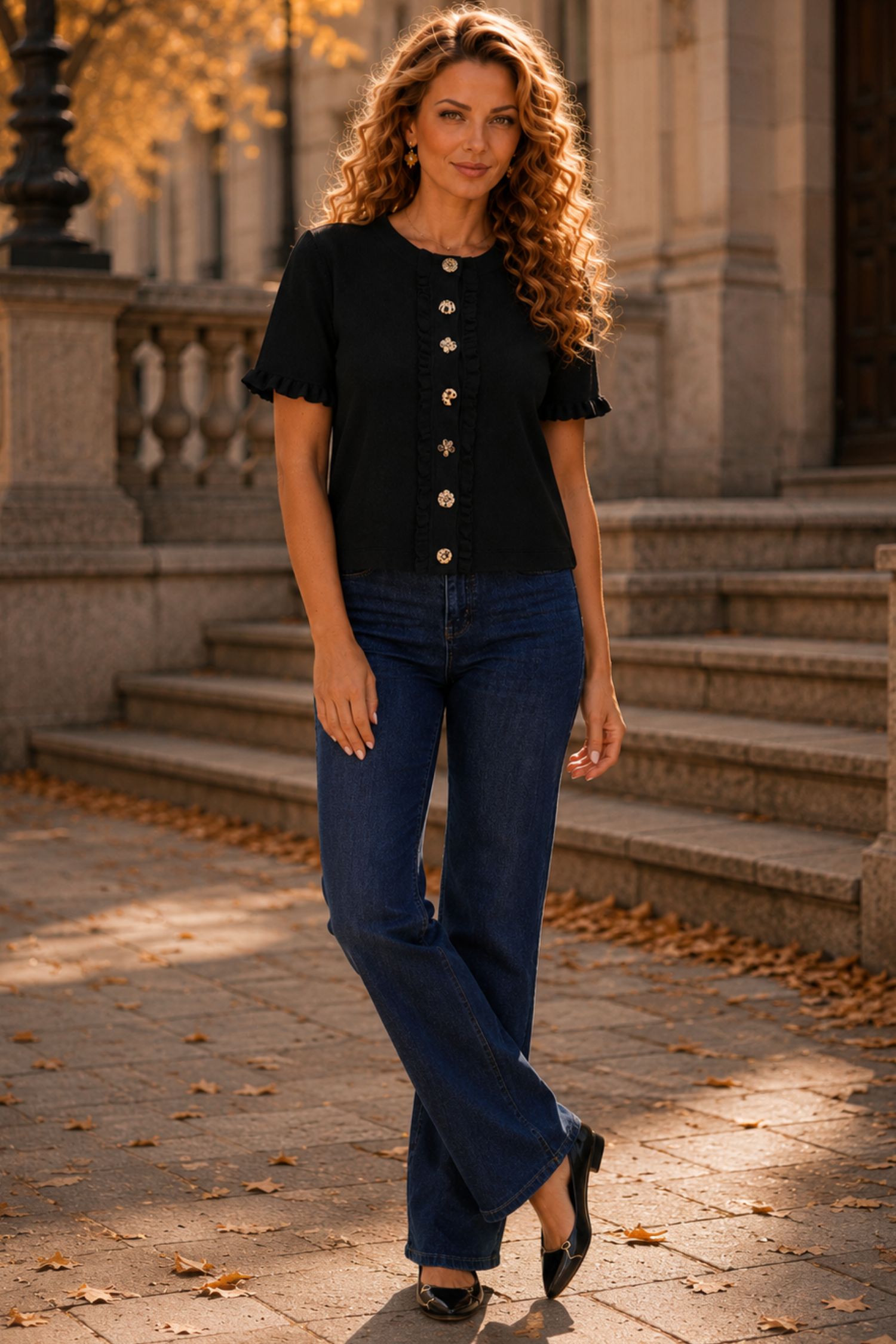 Ținută damă - bluza, blugi 1 - StarShinerS.ro