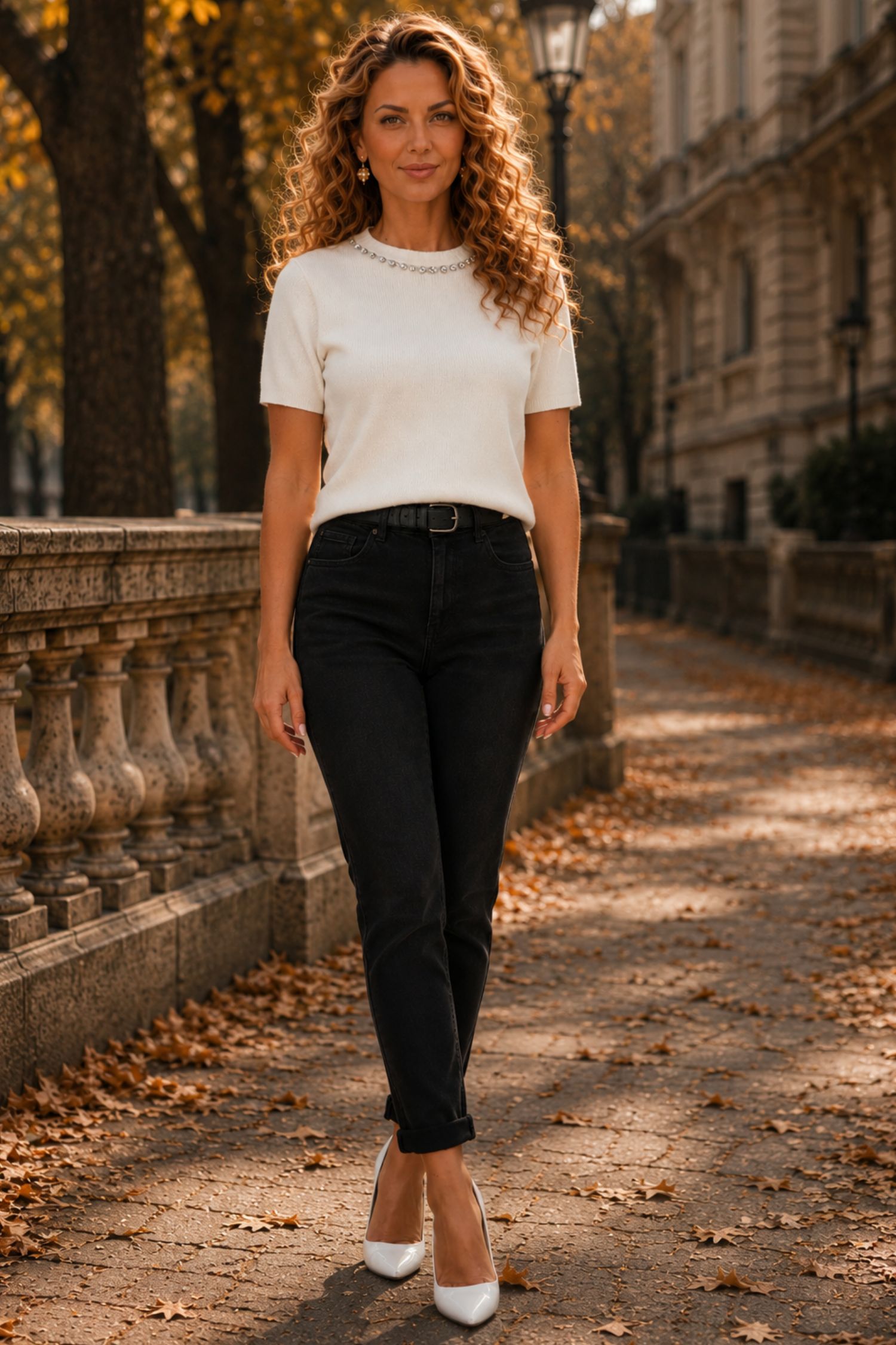 Ținută damă - bluza, blugi 1 - StarShinerS.ro