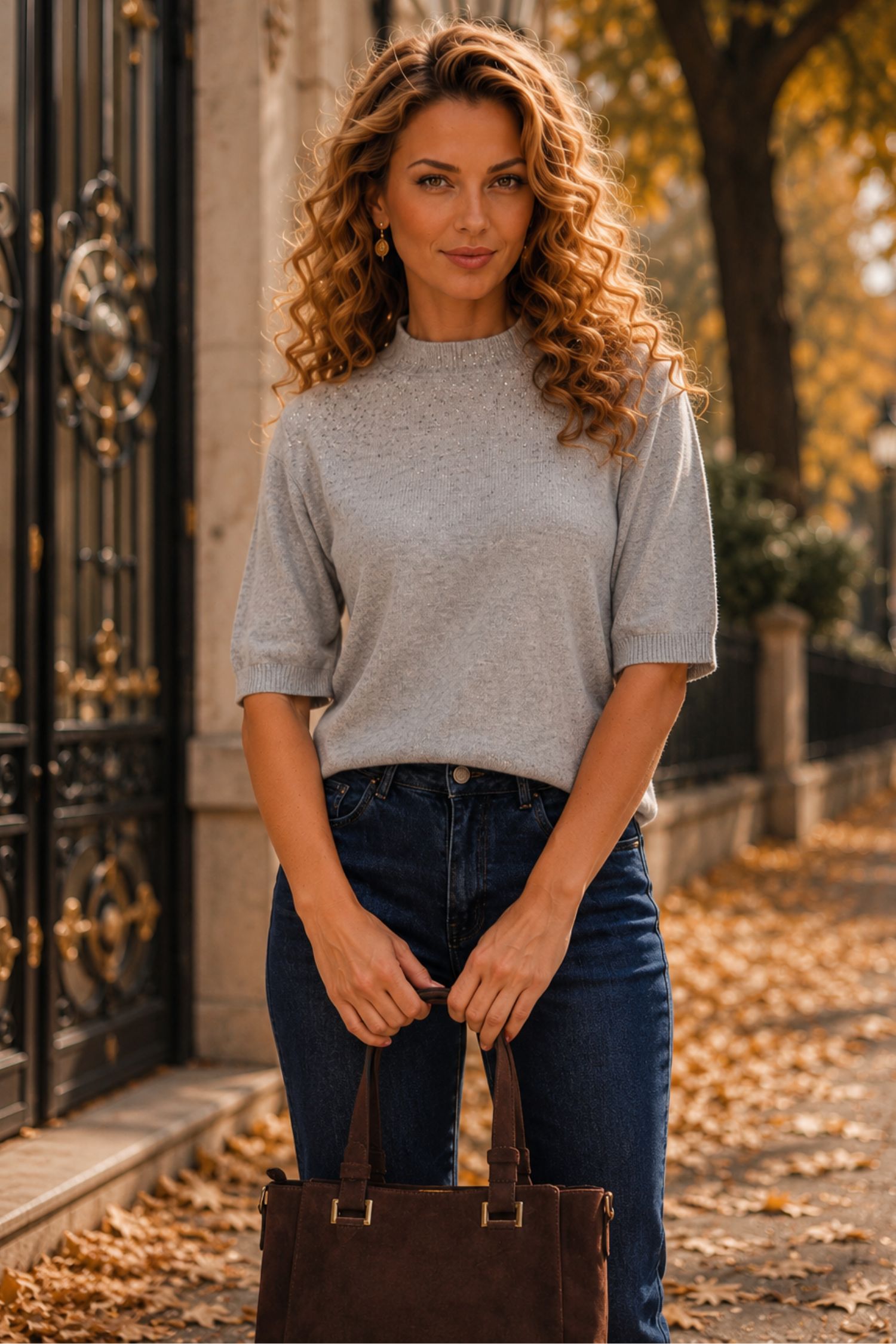 Ținută damă - bluza, blugi 1 - StarShinerS.ro