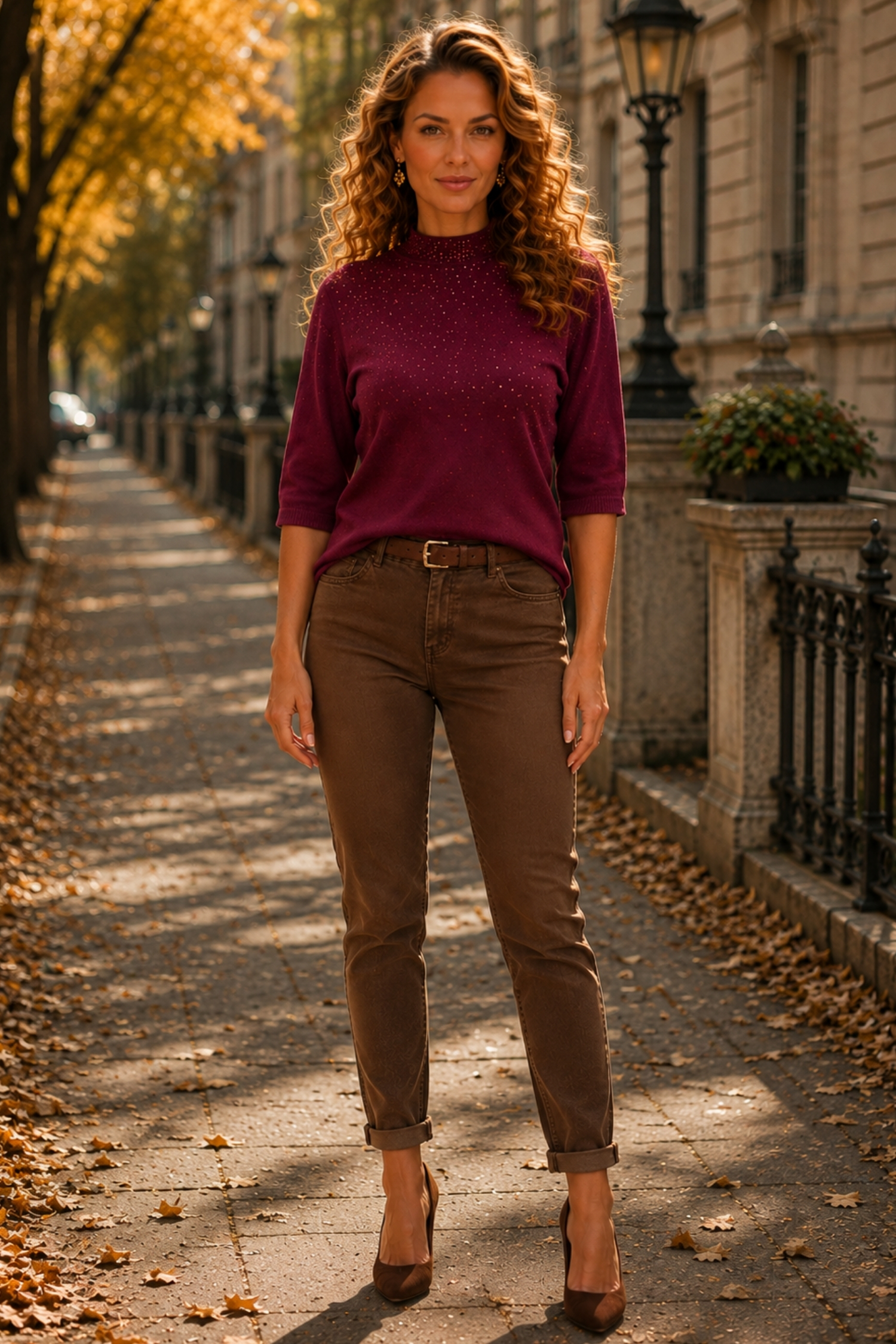 Ținută damă - bluza, blugi 1 - StarShinerS.ro