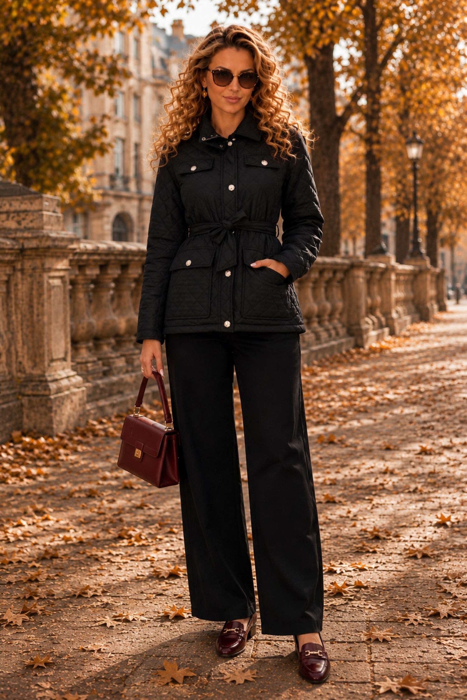 Ținută damă - geaca, bluza, blugi 1 - StarShinerS.ro