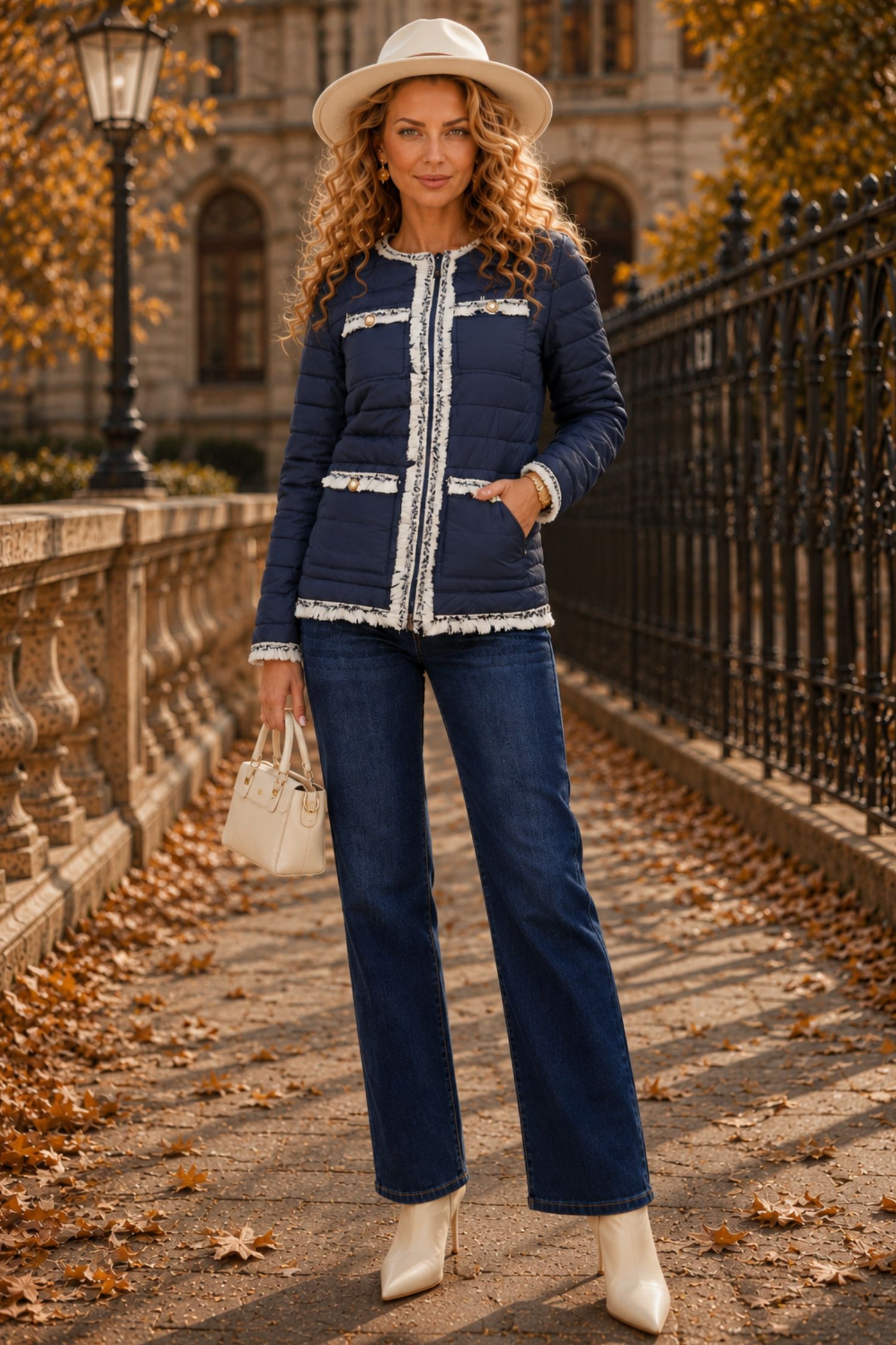 Ținută damă - geaca, blugi, bluza 1 - StarShinerS.ro