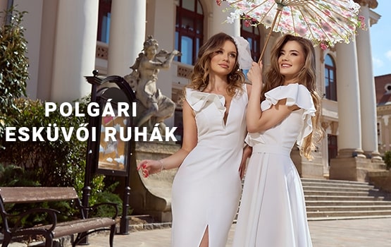Polgári esküvői ruhák – 2025-ös kollekció