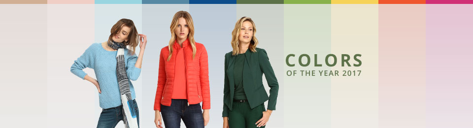 Colour of the year for clothing